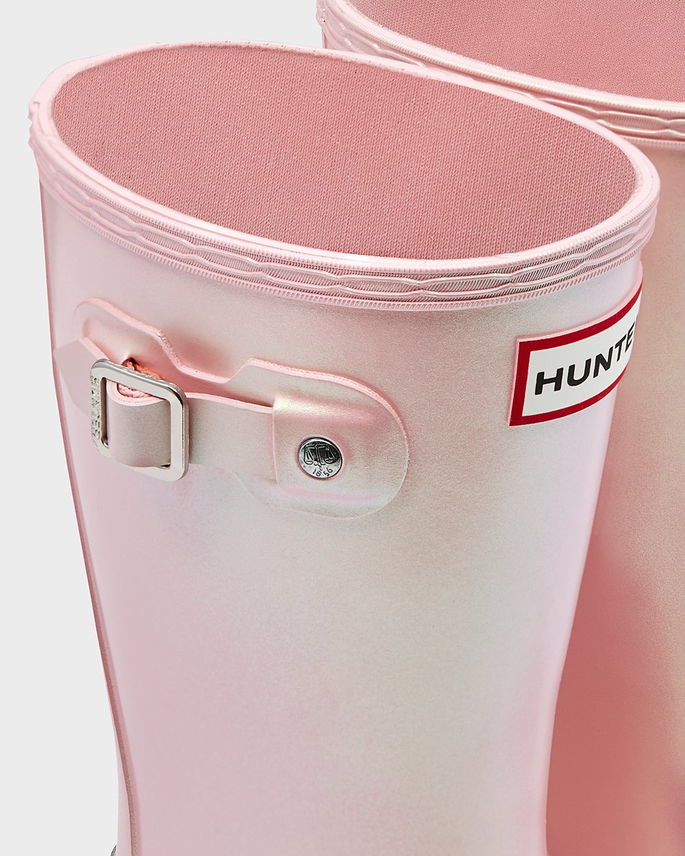 Hunter Yağmur Çizmesi Çocuk Pembe - Original Big Nebula - Türkiye HB5970246